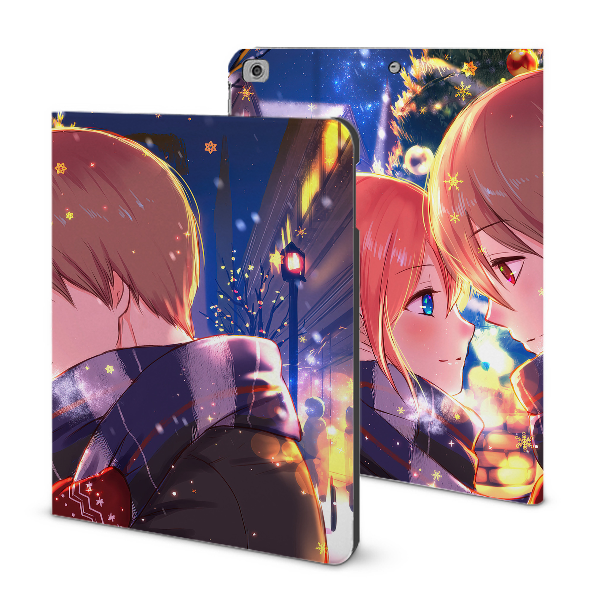 ぎんたま 坂田銀時（さかたぎんとき） 神楽 志村新八（しむら しんぱち） GINTAMA Sakata Gintoki Kagura Shimura Shinpachi IPad ケース ブック型 PUレザー TPU 耐衝撃 軽量 薄型 ペン収納なし 全面保護 IPad 各モデル対応